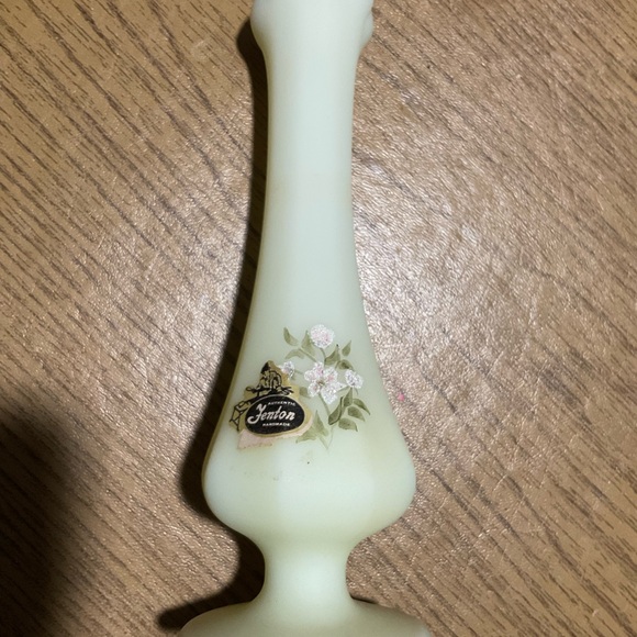 Fenton. Hand painted swung vase. - Picture 4 of 6